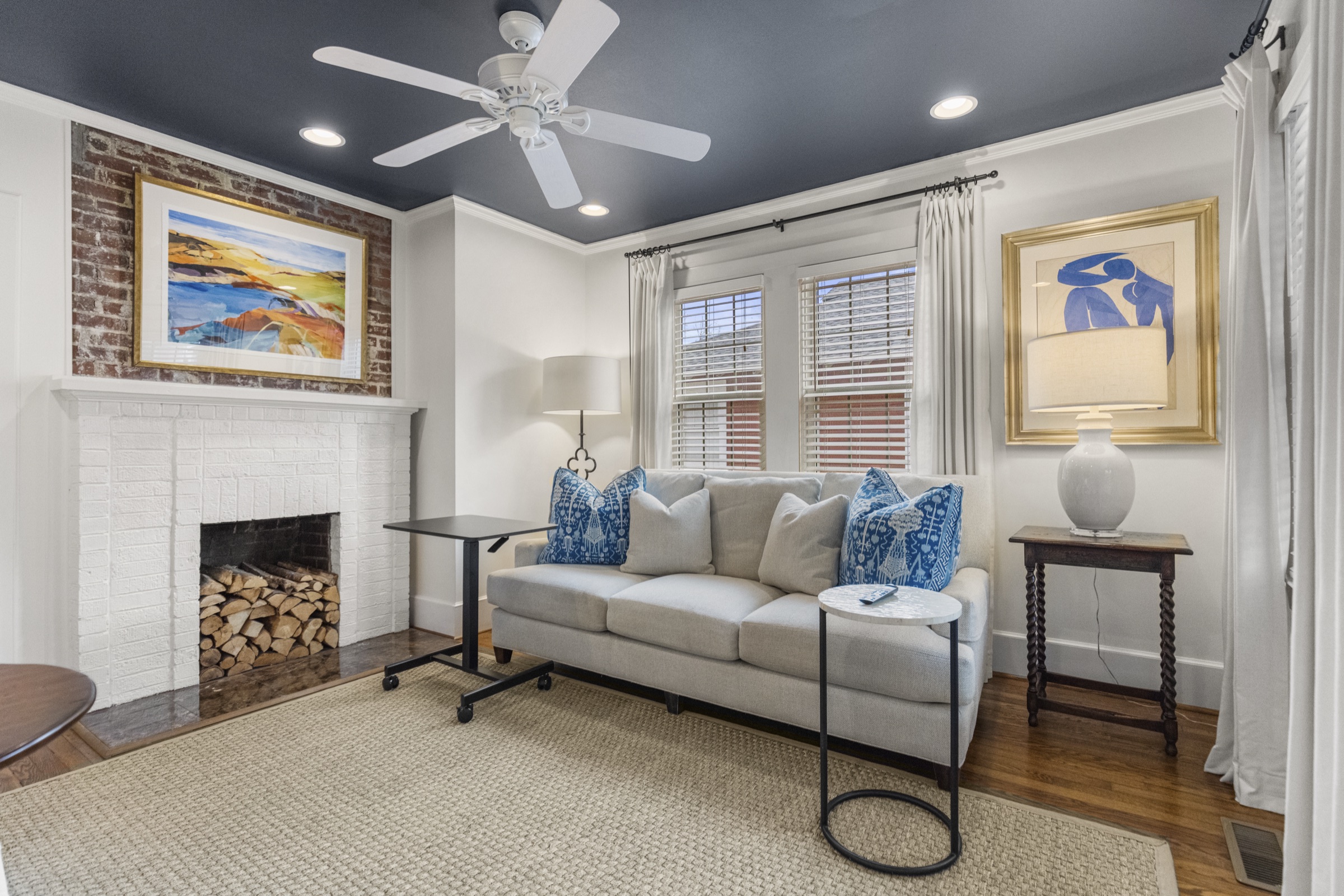 A sunlit living room, completely yours